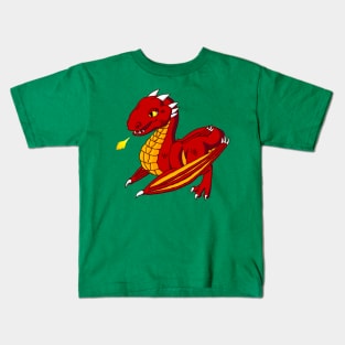 Baby Wyvern - Fire Kids T-Shirt